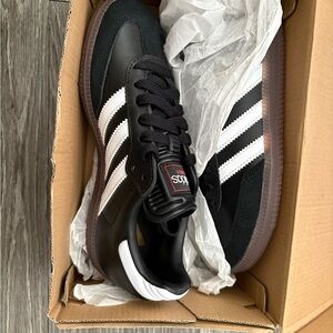 Adidas Samba Black and White Soccer Shoes